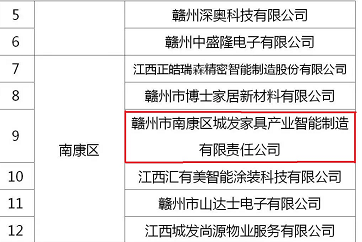 喜訊！城發(fā)智能制造入選2022年度贛州市重點(diǎn)上市后備企業(yè)名單